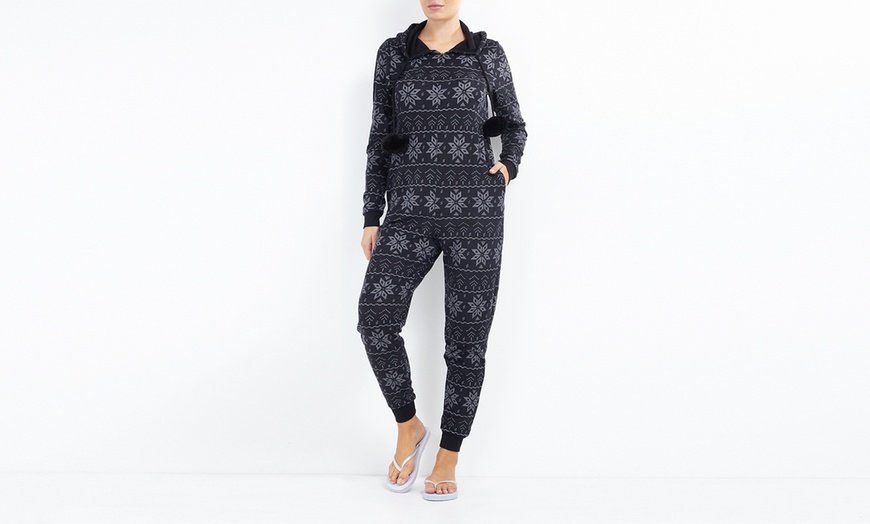 Image 4: Women's Fleece Onesie