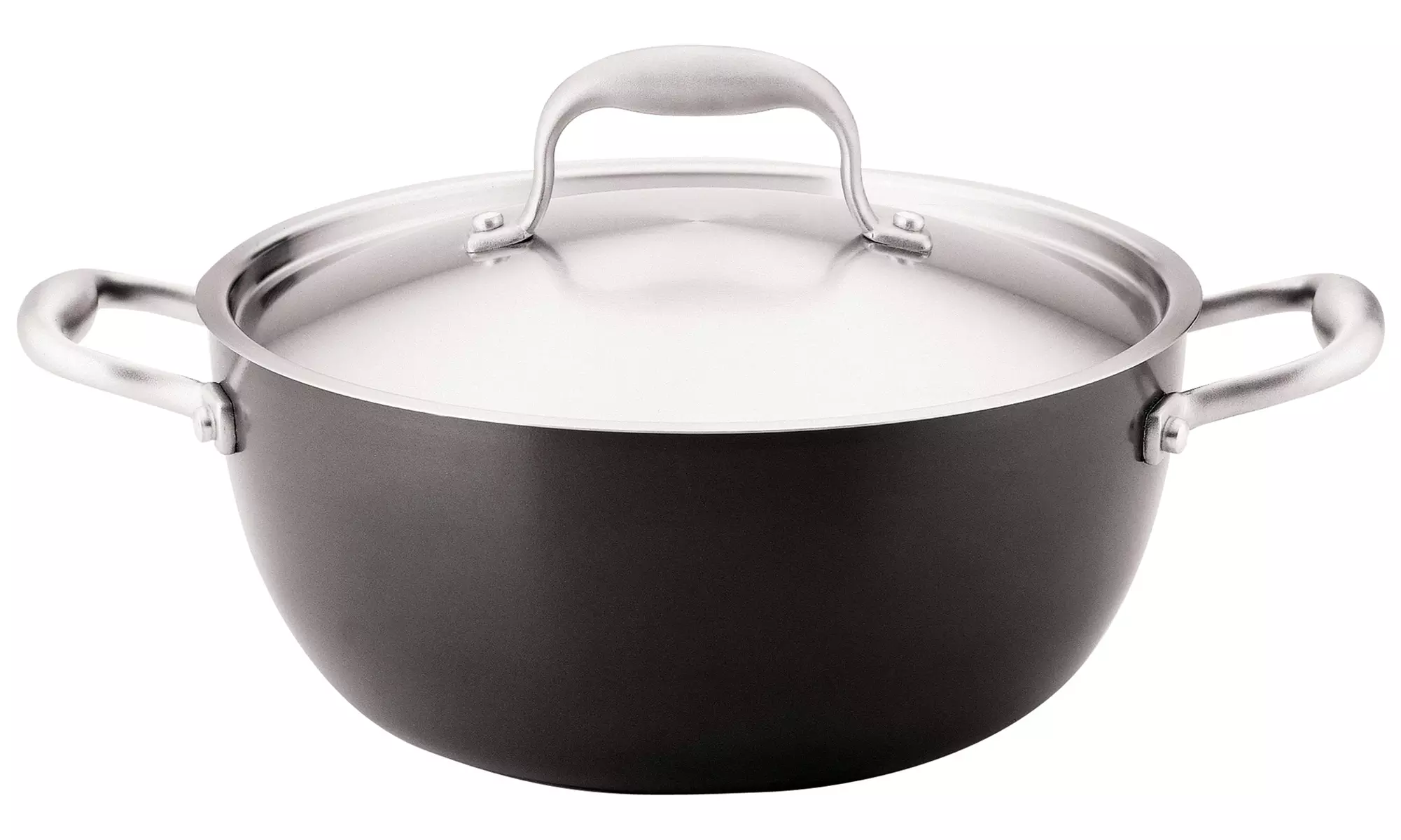 Anolon 5.5Qt Hard Anodized Titanium Casserole Pot - Primary Image