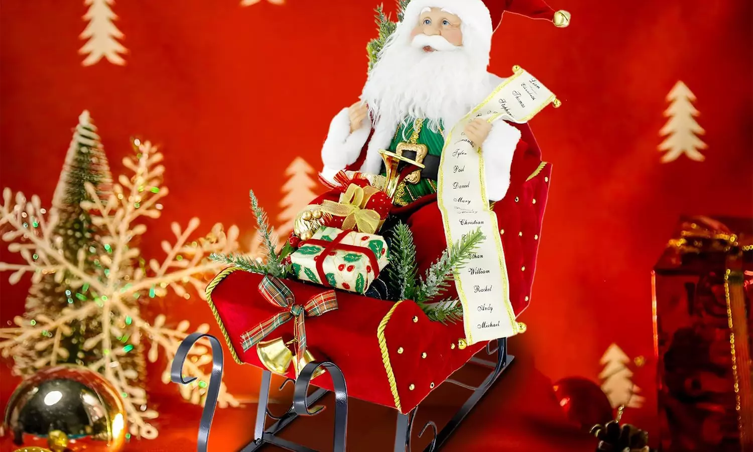 Figuras de decoración navideñas luminosas y animadas de Avilia