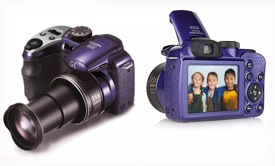 $114.99 for a GE X550 16MP, 15x Zoom Digital Camera Bundle ($149.99 List Price). Free Shipping and Returns. - Primary Image