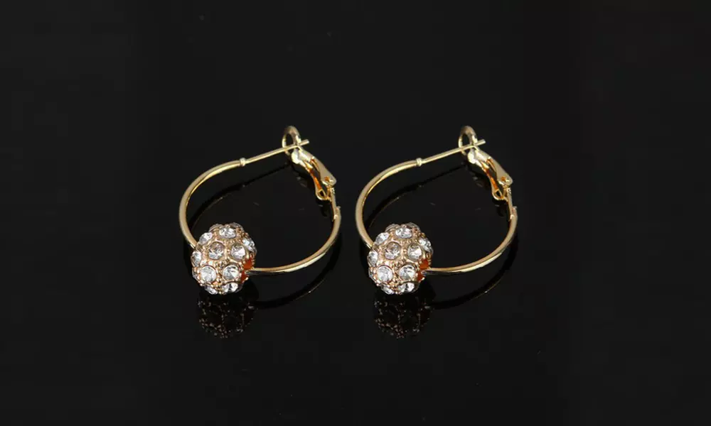 1x oder 2x Creolen mit Anhänger