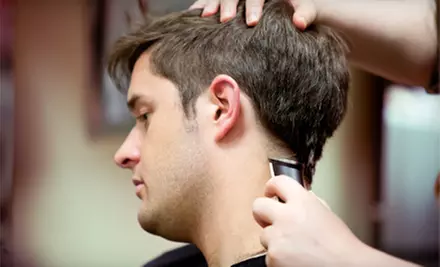 Men's Facial or Head Shave, Haircut and Shave, or Three Haircuts at Dublin's Cut & Shave (Half Off) - Primary Image