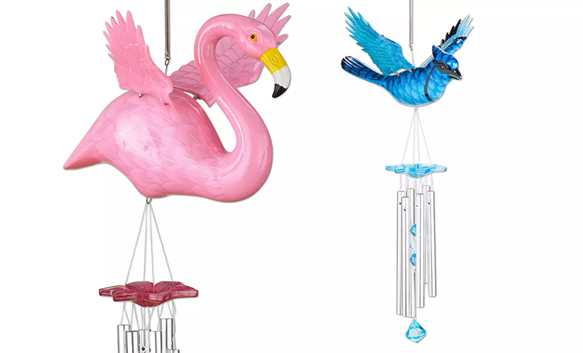 WindyWings Blue Jay Bird Wind Chime - Primary Image