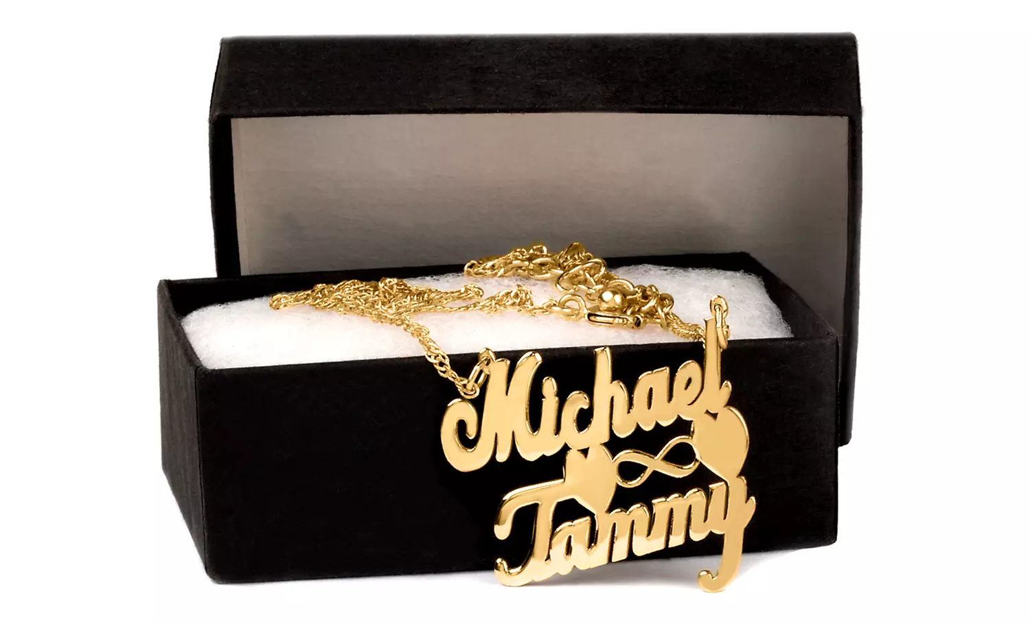 Couples Love Name Necklace (Up to 90% Off) - Primary Image