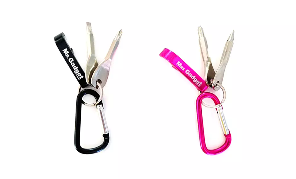 Mr. Gadget & Mrs. Gadget Key Chain Tools - Primary Image