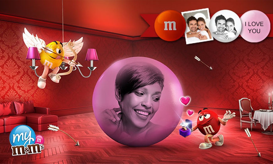 Image 1: Personalise Your Own Valentine's My M&M's