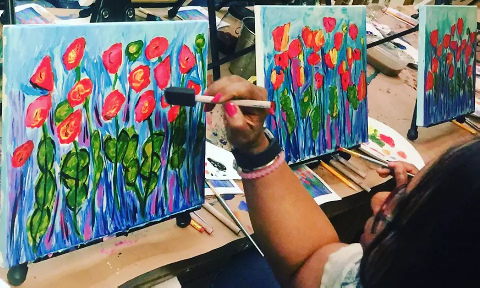 $21 for Coffee and Canvas Virtual Class for One Household at Express Yourself Studios ($35 Value) - Primary Image