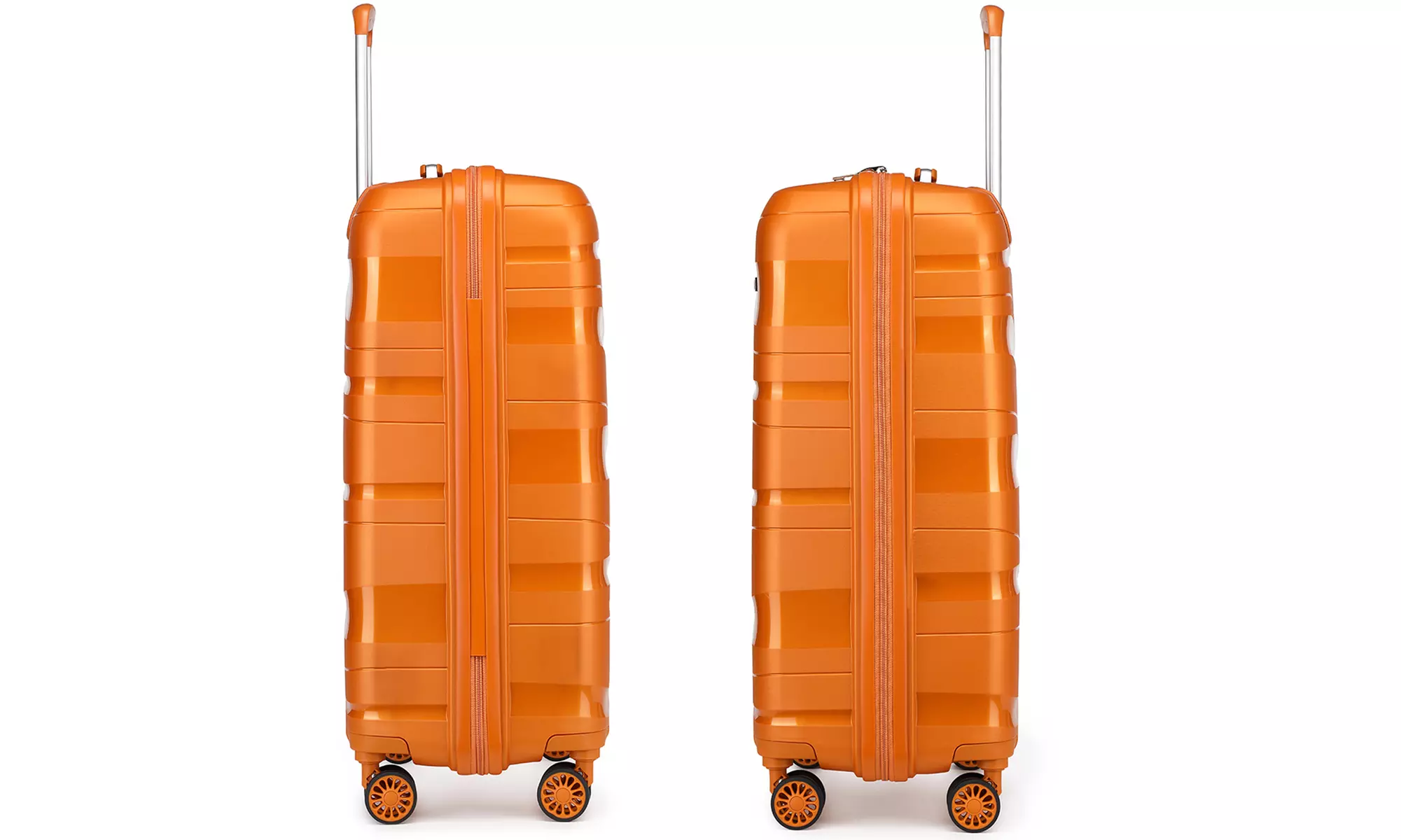 KONO One or Four Piece Hard Shell PP Suitcase With TSA Lock