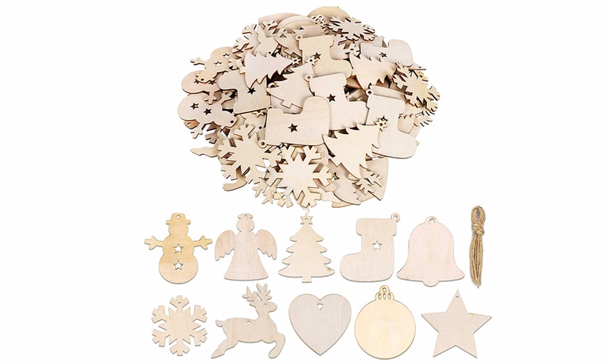 Image 5: Wooden Christmas Tree Decs