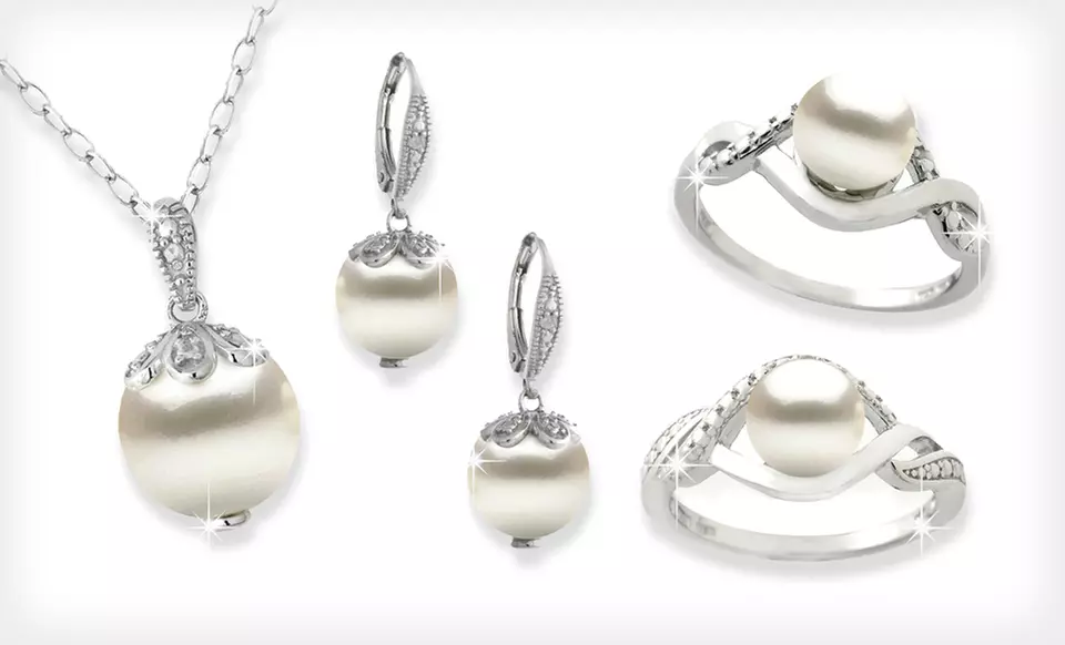 $15.99 for Pearl Jewelry (Up to $69.99 List Price). Multiple Styles Available. Free Shipping and Free Returns. - Primary Image