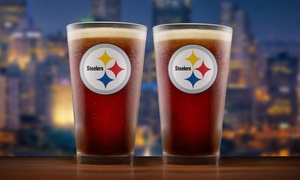 Duckhouse NFL 16 Fl. Oz. Clear Pint Glass Set (2-Pack)