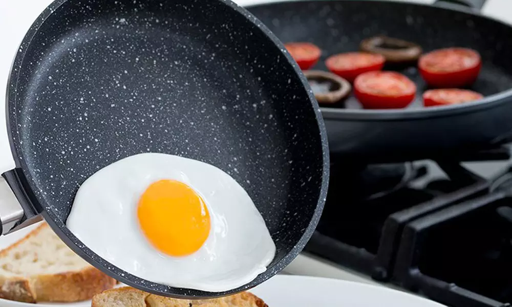 Slip Stone 10" Nonstick Foldable-Handle Frying Pan - Primary Image