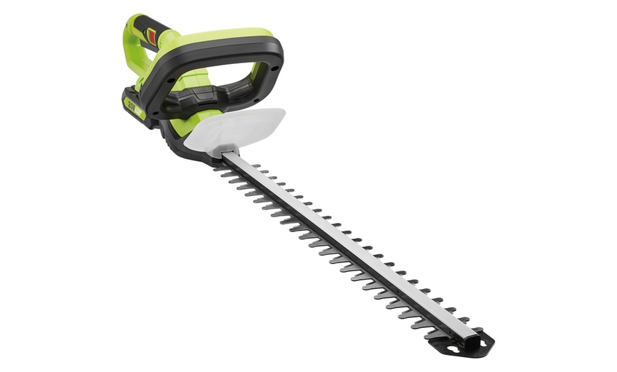 Image 3: Garden Gear 20V Cordless Lithium-ion Hedge Trimmer