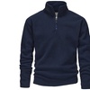 Image 10: Blu Apparel Men's 1/4 Zip Fleece Jumper