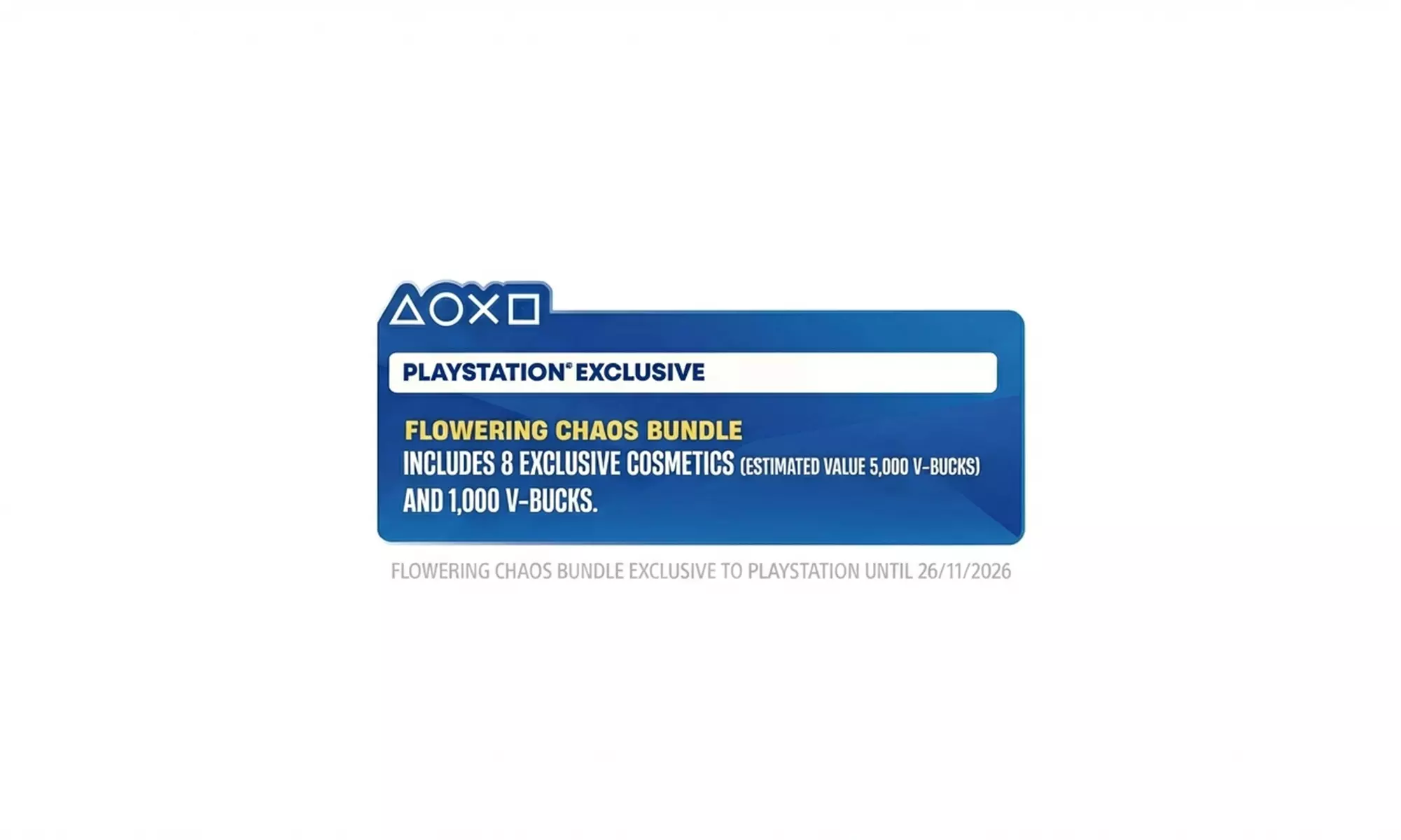 Sony PS5 Digital Edition (Slim) Fortnite Flowering Chaos Bundle