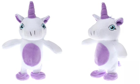 Peluche interattivo a forma di unicorno
