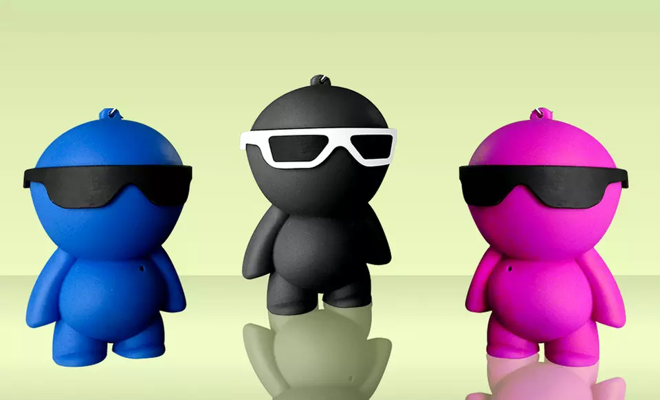iHip Little Dude Robot Mini Speaker in Black, Blue, Pink, or White. Free Returns. - Primary Image