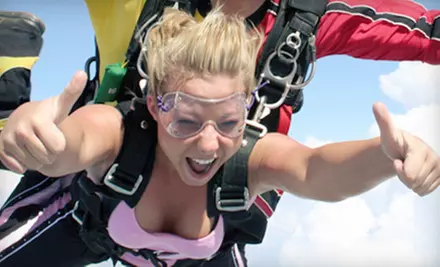 One or Two Groupons, Each Good for One Tandem Skydiving Jump from Adventure Skydiving Tennessee (Up to 44% Off) - Primary Image