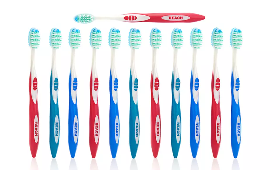 12-Pack of Reach Toothbrushes. Multiple Styles Available. - Primary Image