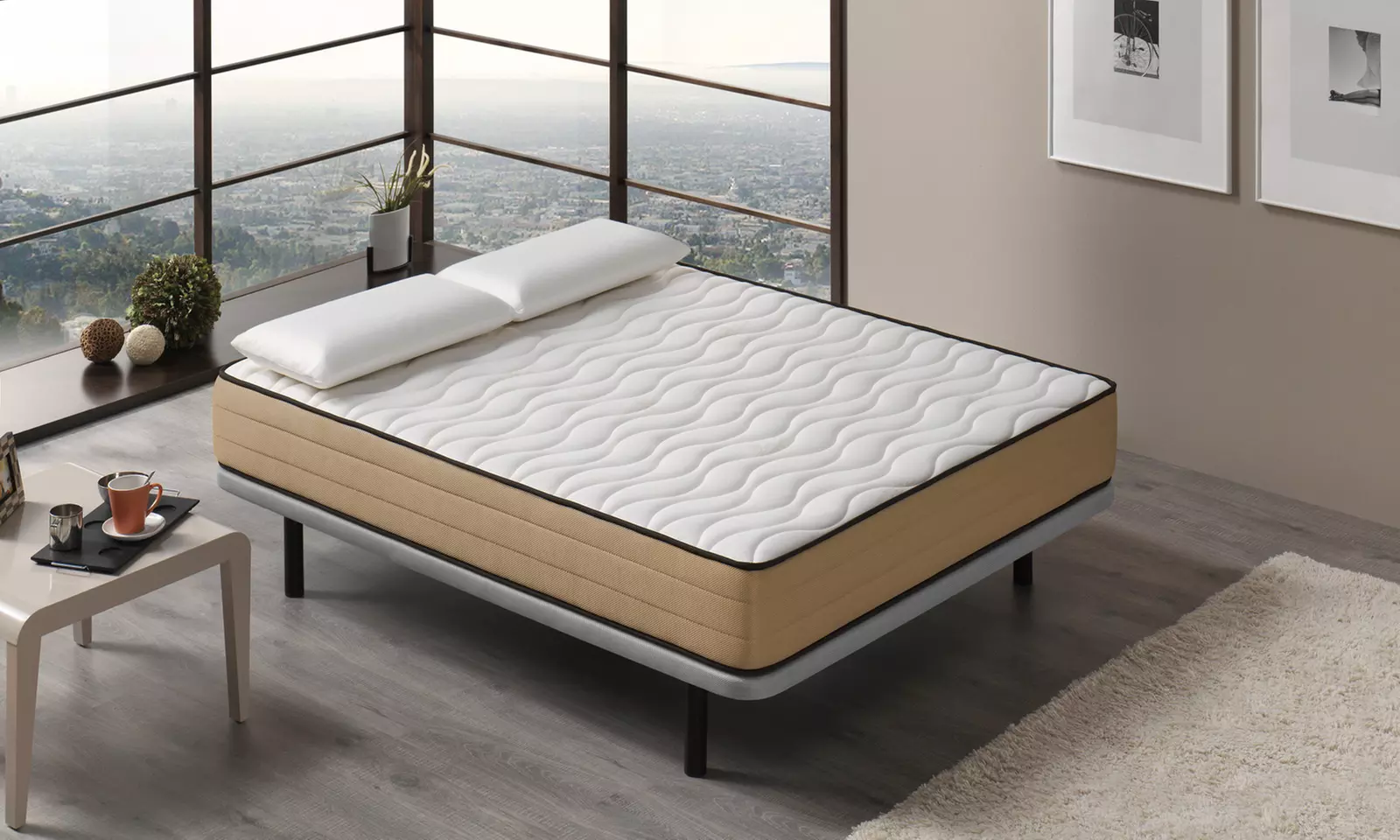 Materasso Bambú Deluxe con 2 cuscini