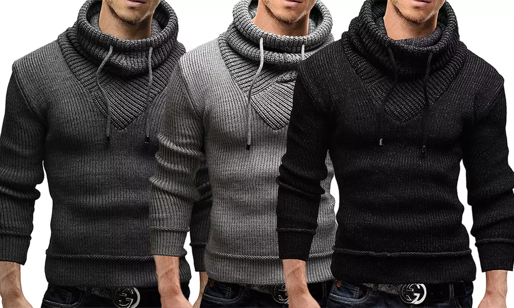 Men's Fashion Wool Blend Sweaters in Choice of Colour for £19.99 - Primary Image