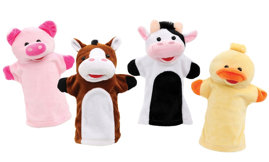 Farm animal hand sales puppets