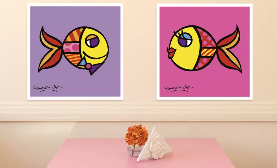 Romero Britto Artwork Prints. Multiple Prints Available from $59.99–$169.99. Free Returns. - Primary Image