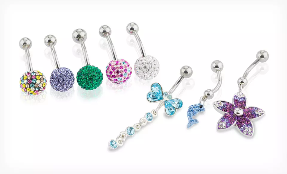 $8.99 for a Frost Belly Button Ring ($50 List Price). 27 Styles Available. Free Returns. - Primary Image