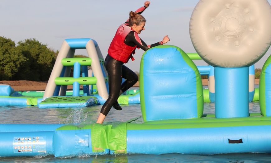 Image 16: Aqua park entry & Paddleboard combo at West Country Water Park