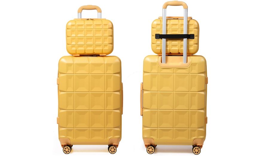 Image 11: One or Four Lightweight Suitcases with TSA Locks