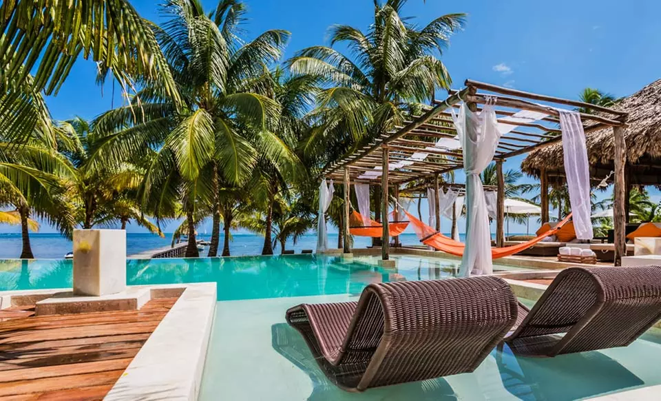 3-, 4-, or 5-Night Stay for Two in a Tropical Villa with Welcome Drinks at El Secreto in Ambergris Caye, Belize - Primary Image