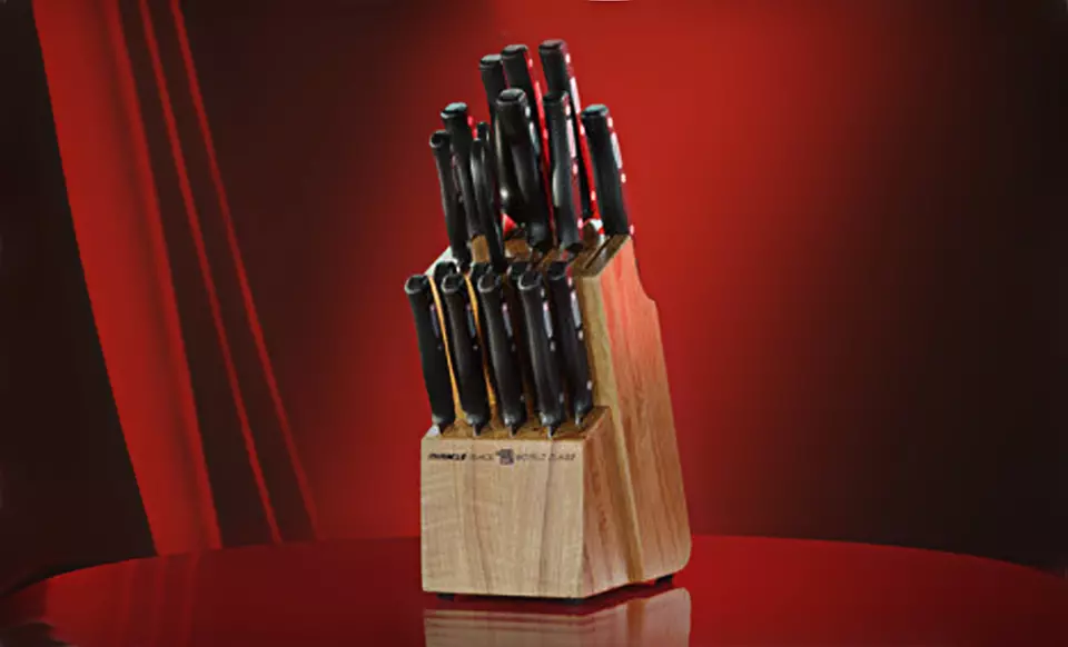 $49 for a World Class Knives 18-Piece Knife Set ($139.80 List Price). Free Shipping and Free Returns. - Primary Image