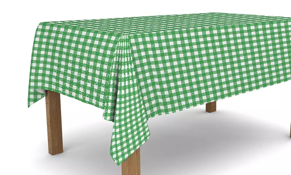 Tischdecke aus gewachstem PVC