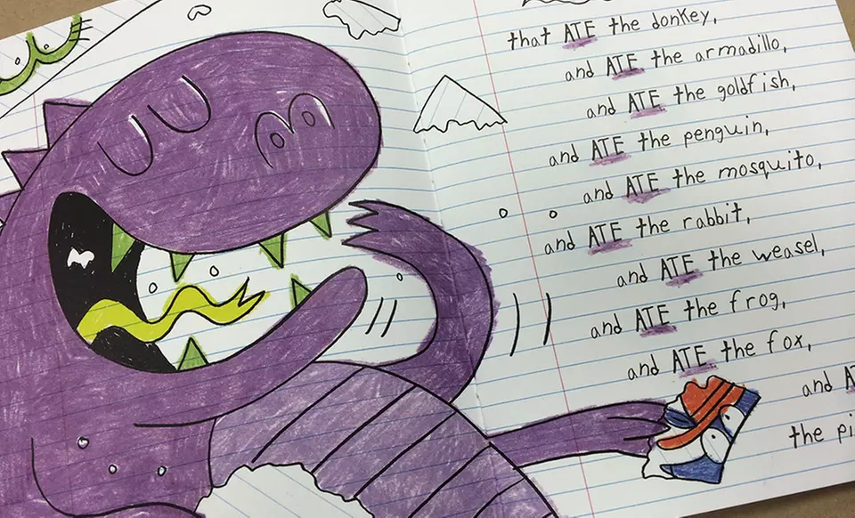 The Book that Zack Wrote by Ethan Long - Second Medium