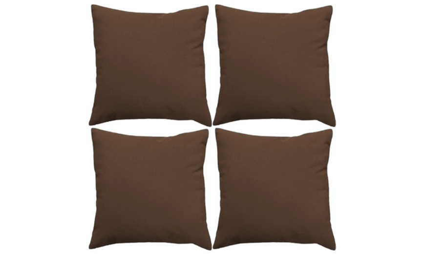 Image 5: 4pk Waterproof Outdoor Cushions