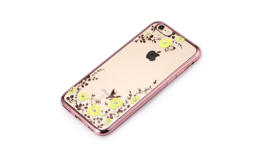 Image 2: Flower-Case mit Strass-Elementen