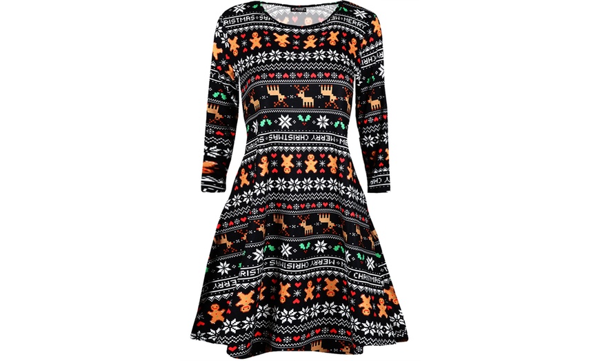 Image 2: Christmas Mini Dress