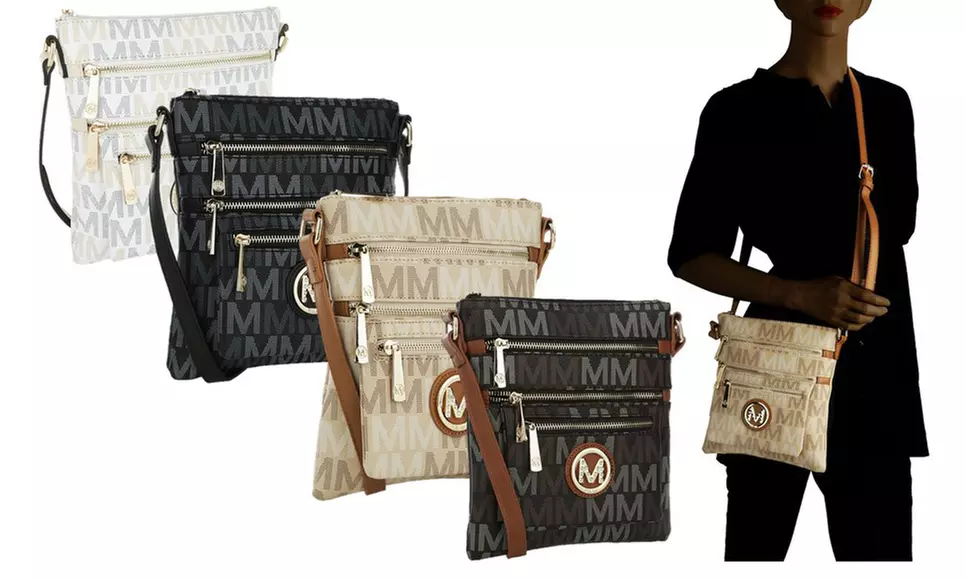 MKF Collection M Signature Cross-Body Purse by Mia K. Farrow - Primary Image