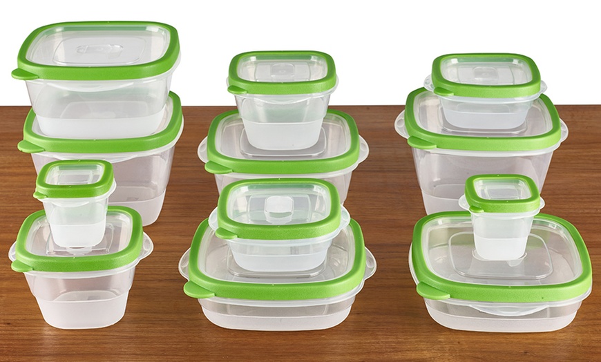 Image 2: Green Food Storage Boxes