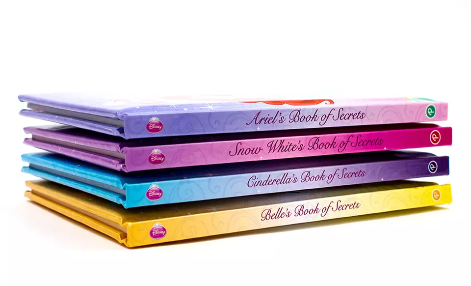 Disney Princess Diary with Heart-Shaped Lock 4-Pack - Second Medium