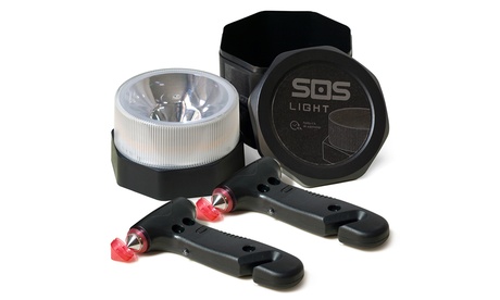 1 o 2 lanterne SOS Light, con 2 martelli di emergenza opzionali