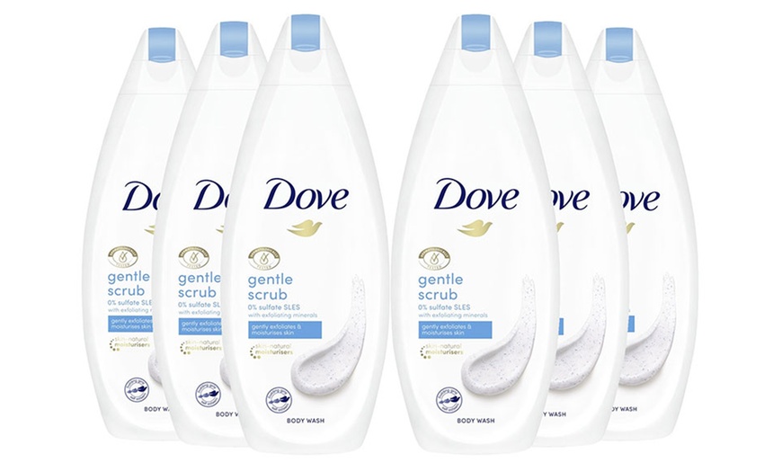 Image 8: Six Dove Cream Body Washes