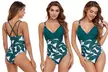 Costume da bagno intero Leaf da donna, disponibile in 2 colori e 5 taglie - Image 3