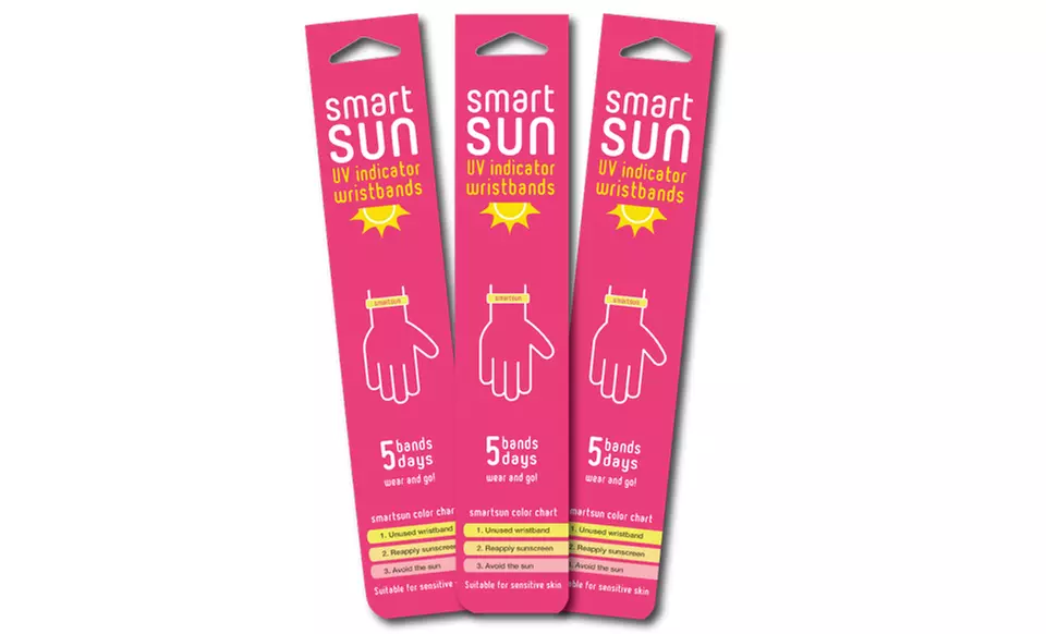Sunsmart UV Indicator Wristbands 3-Pack - Primary Image