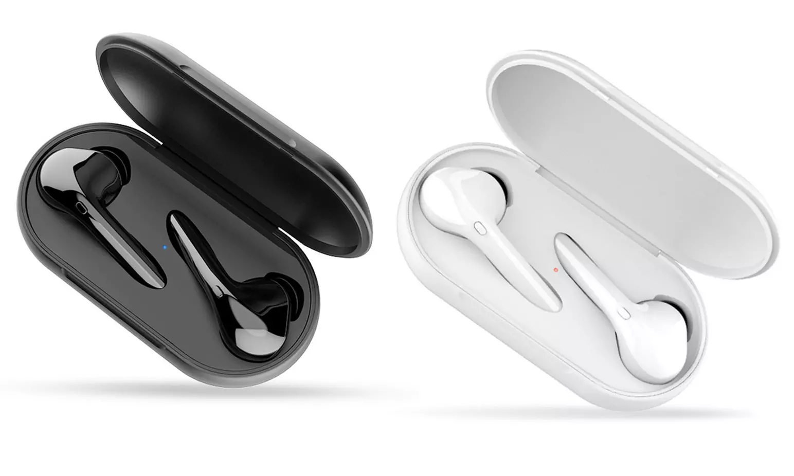 Écouteurs bluetooth M6 avec station de charge magnétique - Primary Image