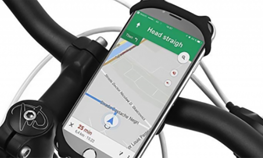 Image 3: Adjustable Universal Bike Phone Holder