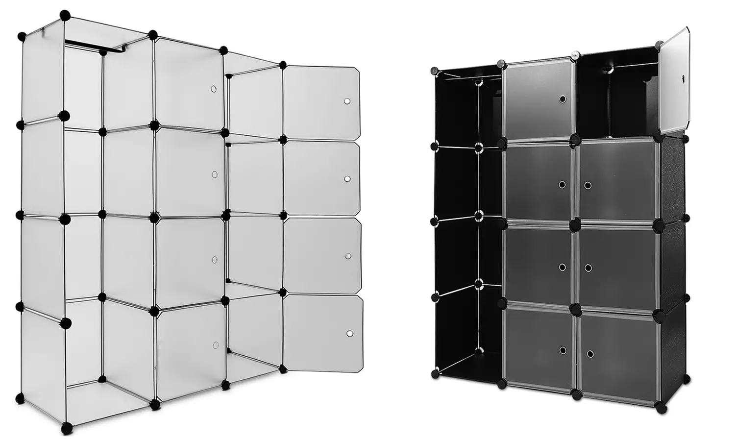 Steckregal aus Kunststoff-Boxen inkl. Versand - Primary Image