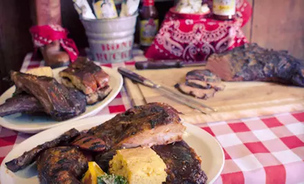 Sandwiches, Burgers, and Barbecue for Two or More or for Four or More at Ludy's Main St. BBQ and Catering (Half Off)  - Primary Image