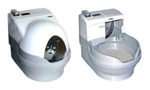 CatGenie Self-Washing Cat Box and GenieDome