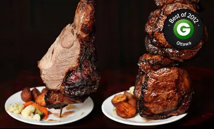 Brazilian Steak-House Meal with Cocktails, Wine, and Brazilian Coffee for Two or Four at Ekko de Brasil (Up to 53% Off) - Primary Image